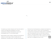 Tablet Screenshot of medianeedle.com